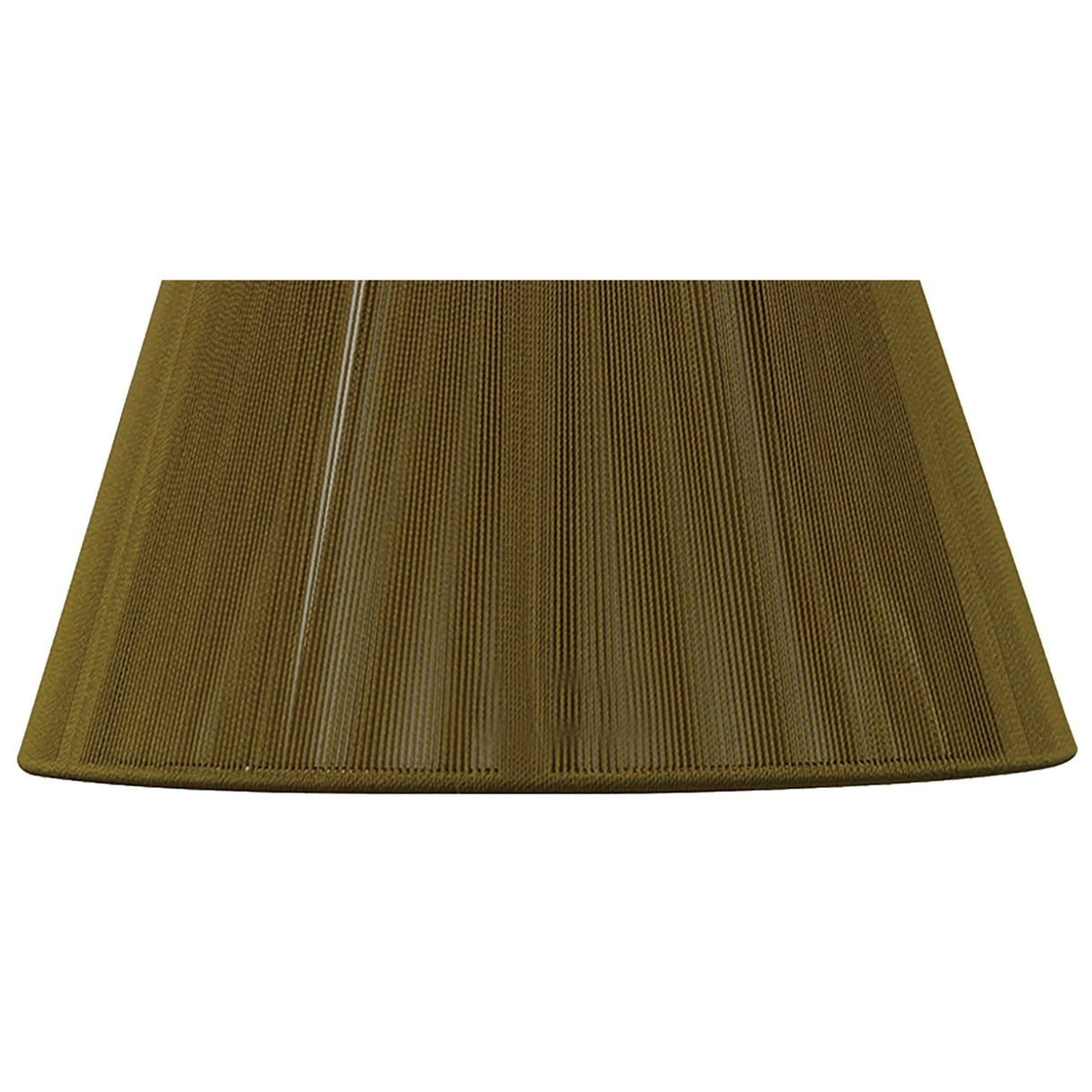 Elegant Olive Silk String Lamp Shade - 250/400mm x 250mm