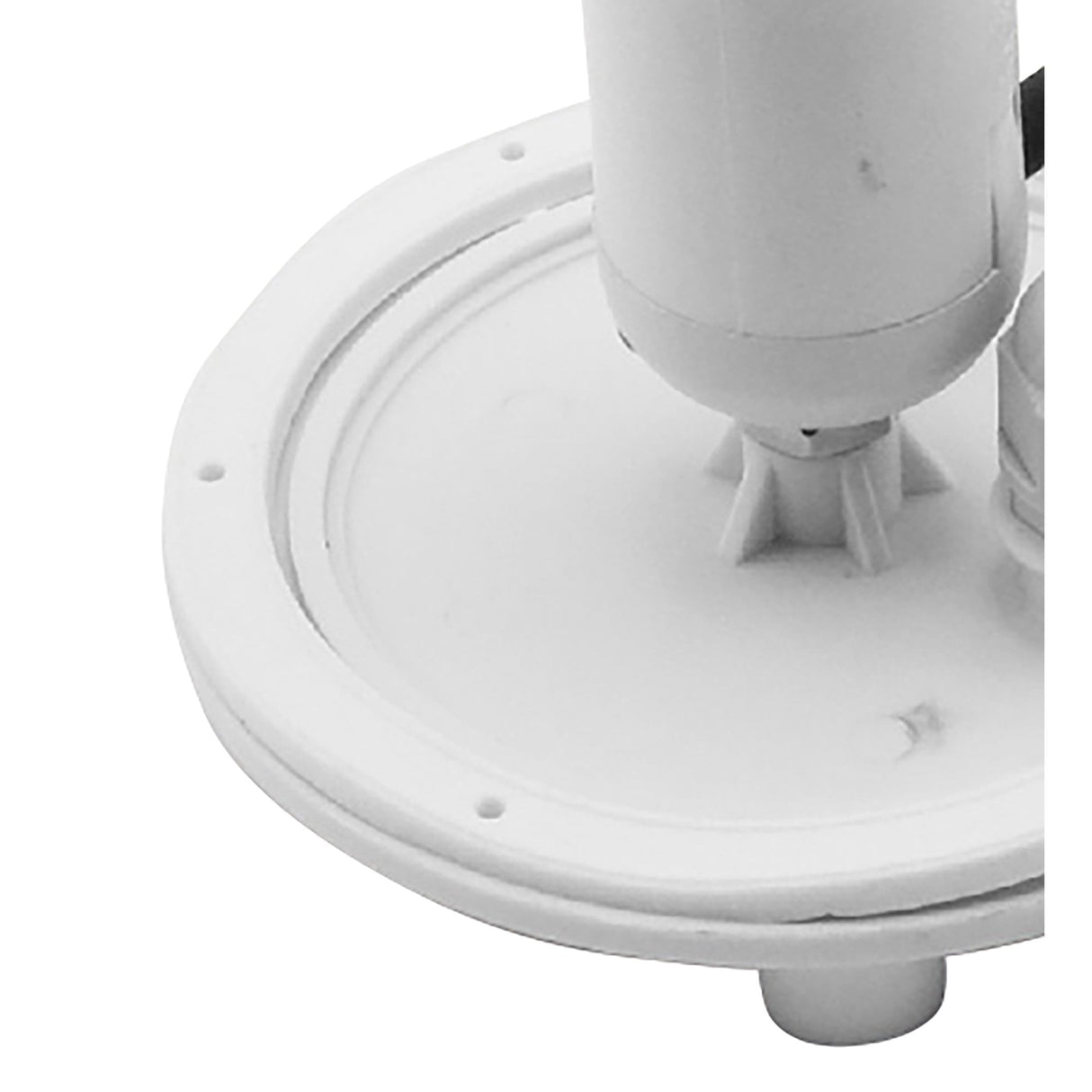 Sleek White Huevo IP44 Outdoor Light with 5M Cable and E27 Socket