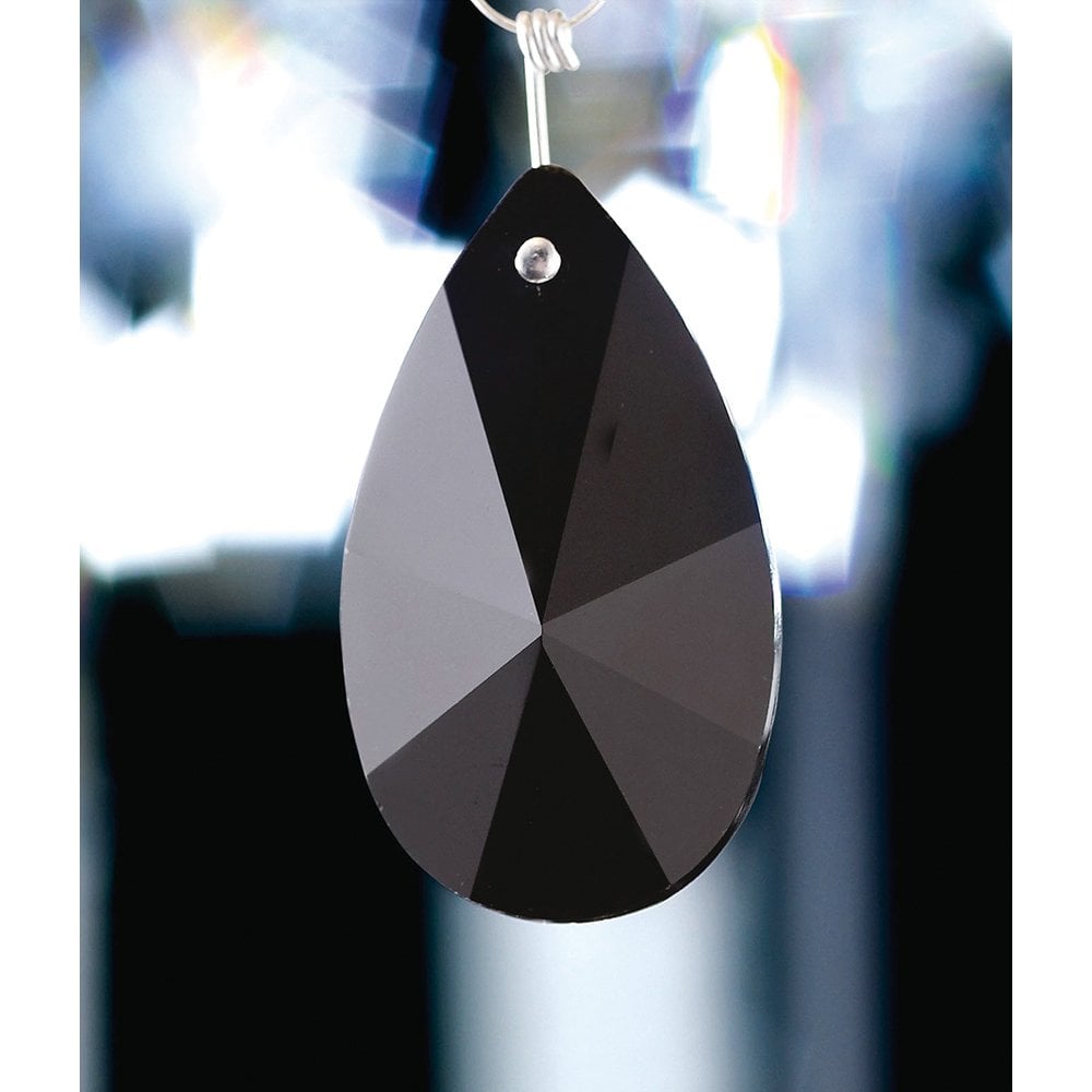 Pink Crystal Star Pendant without Ring - 38mm