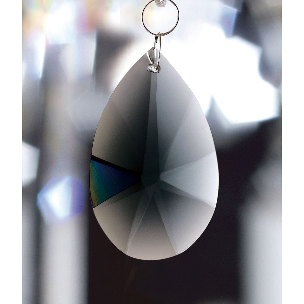 Smoked Crystal Star Pendant 50mm