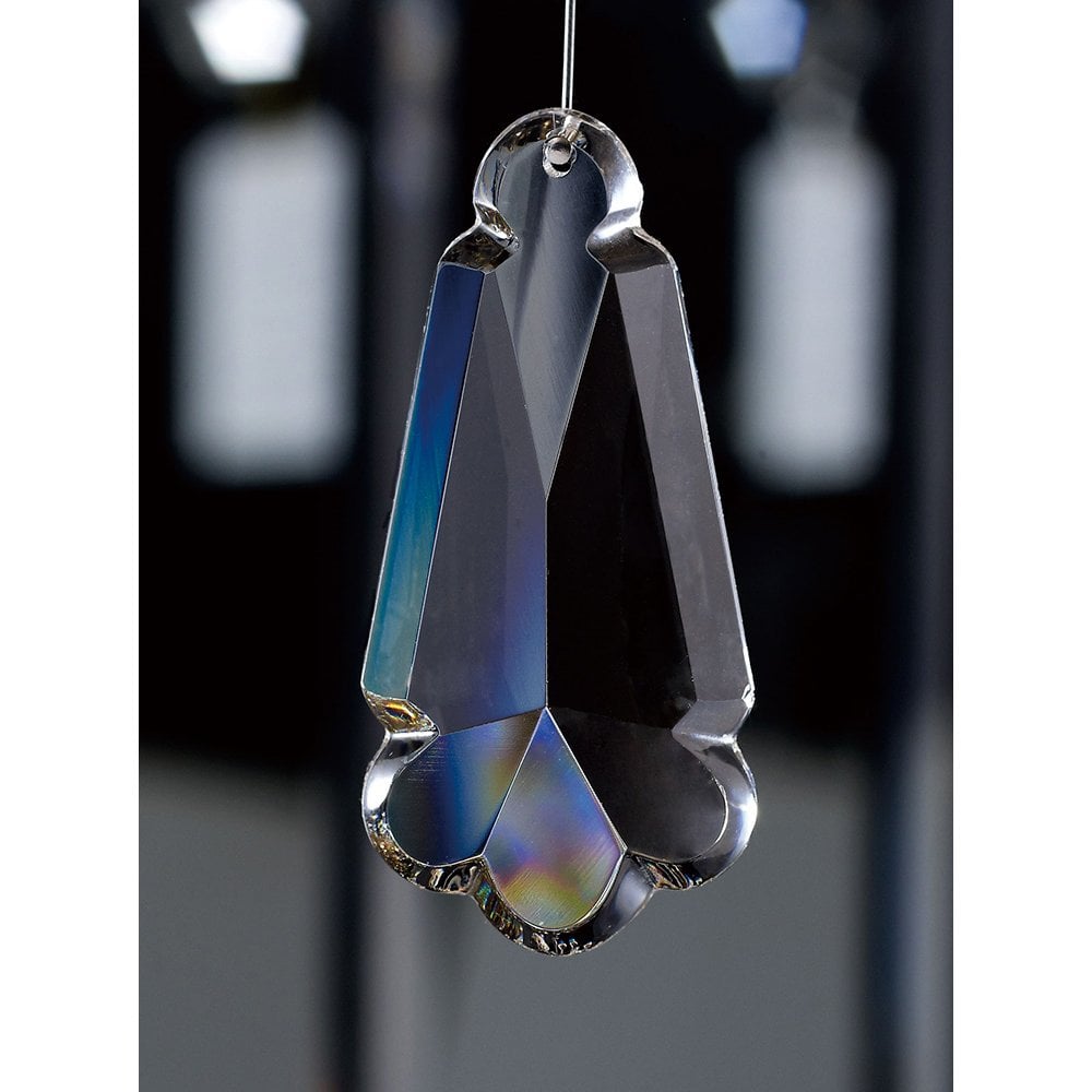Clear French Cut Crystal Droplet 87mm Without Ring