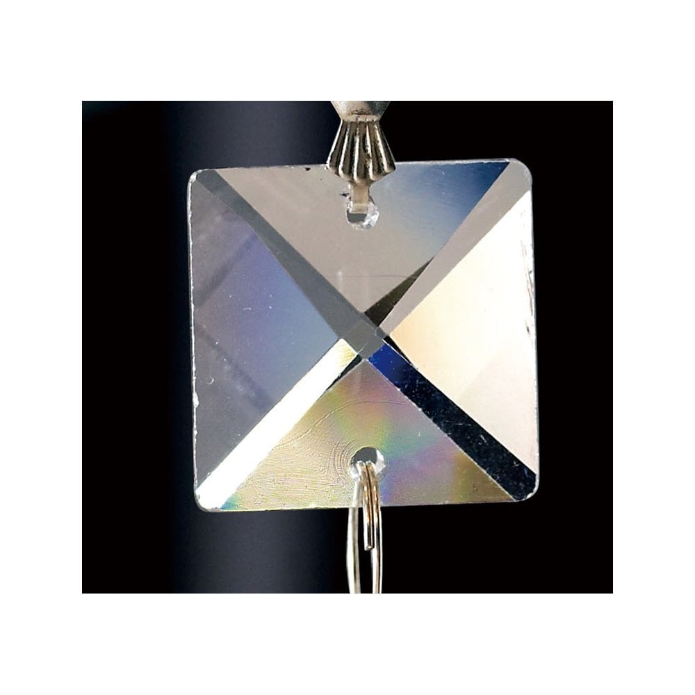 Clear Crystal Quadrilateral Bead 20mm – Diyas Select