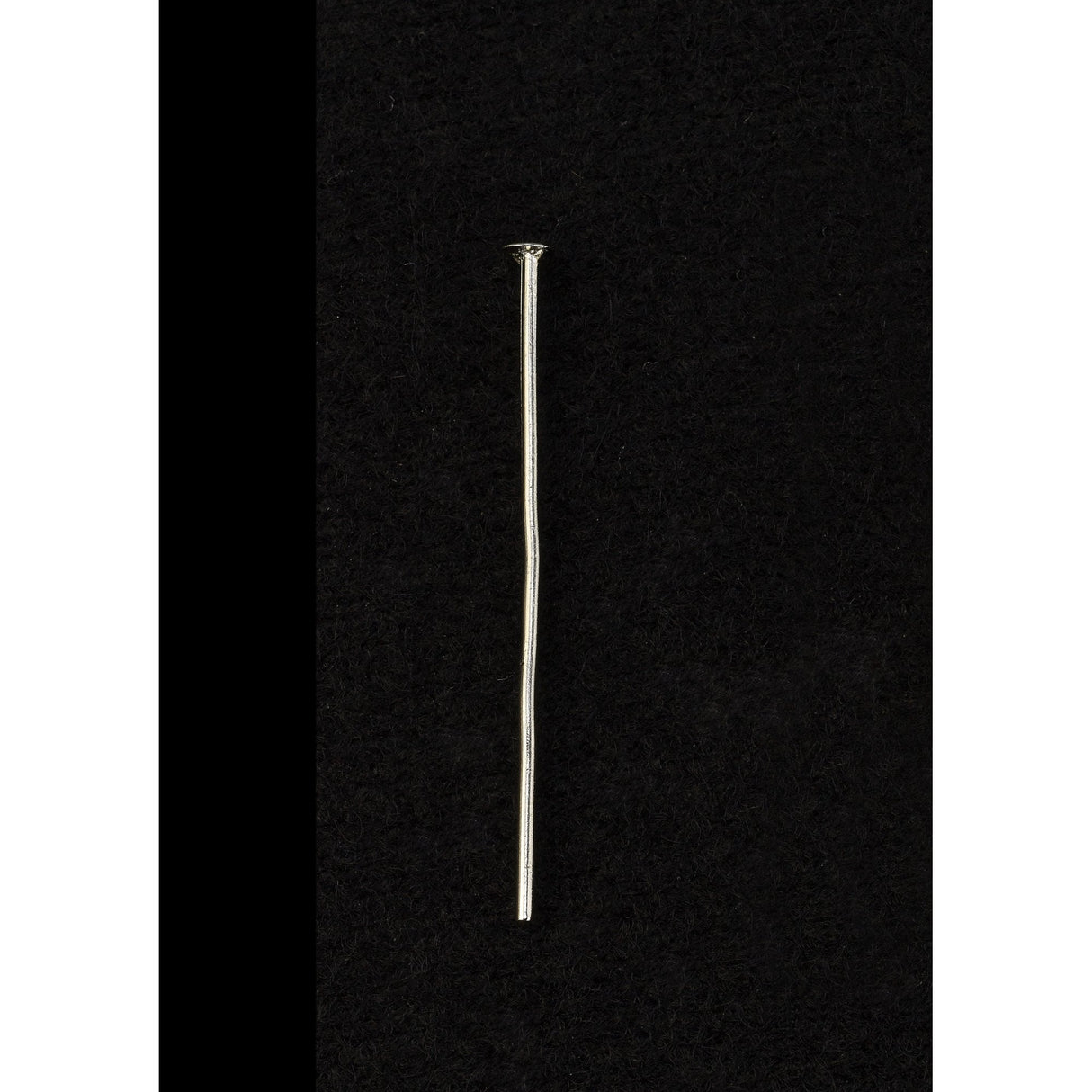 Polished Chrome 30mm Crystal Flat Head Pins by Diyas Design Team