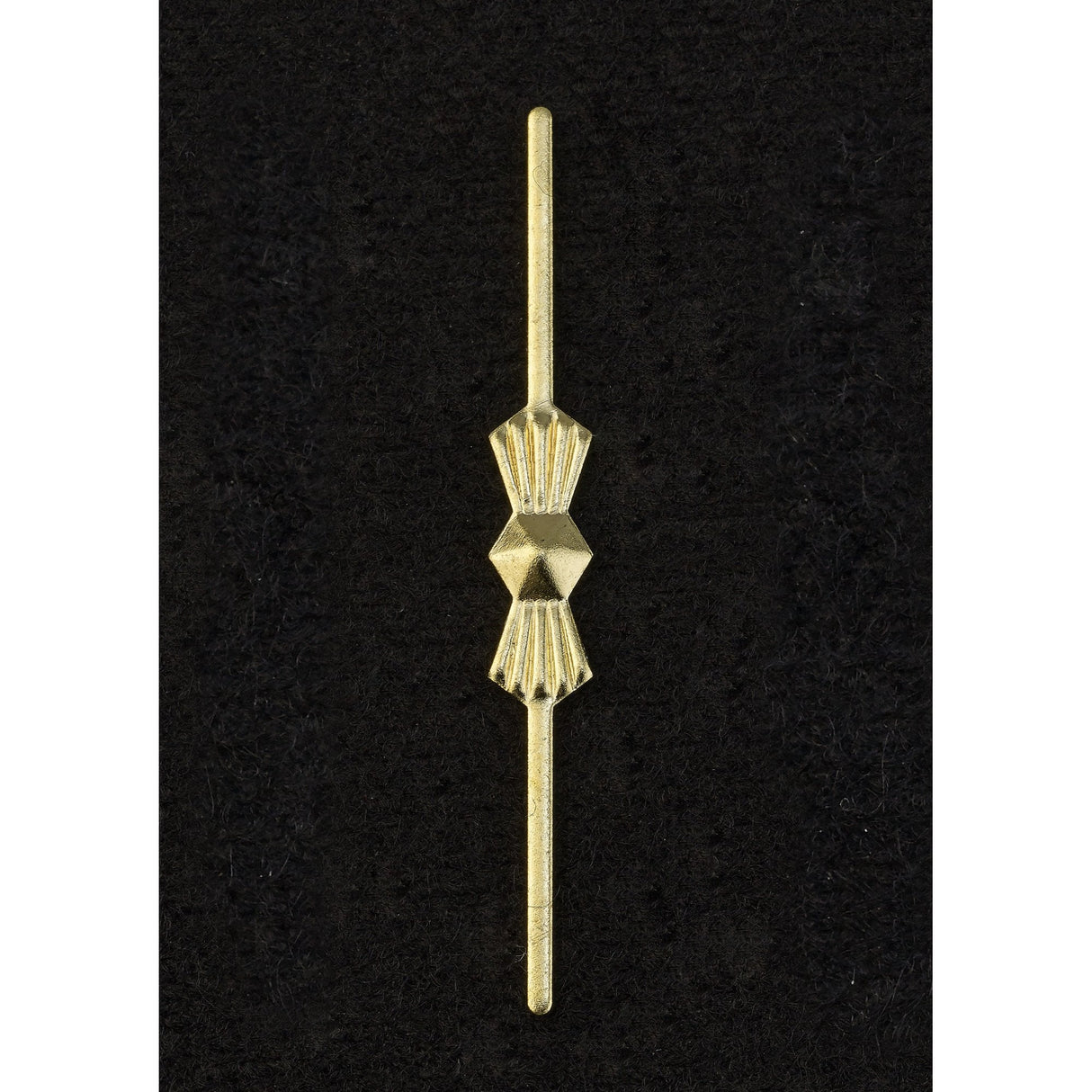 Gold Bow Tie Link - 45mm Crystal Elegance