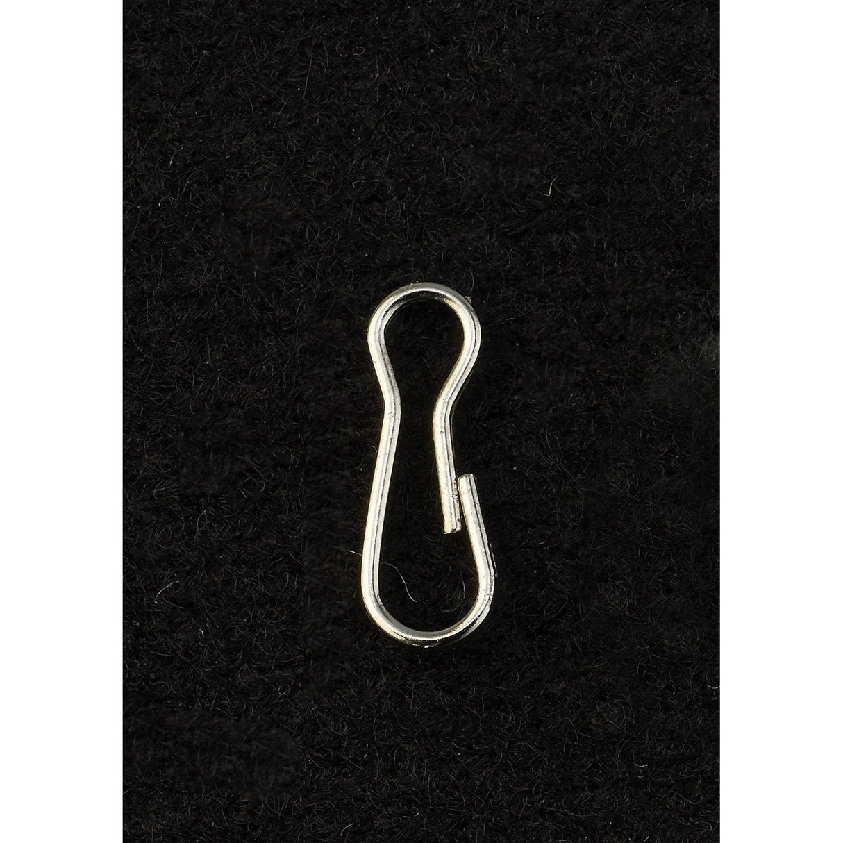 Gleaming Crystal Snap Hook - Polished Chrome Finish