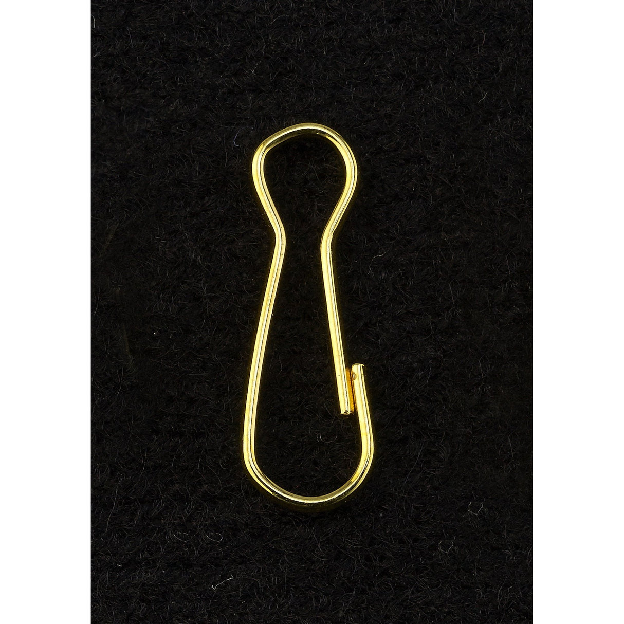 Gleaming 16mm Gold Crystal Snap Hook