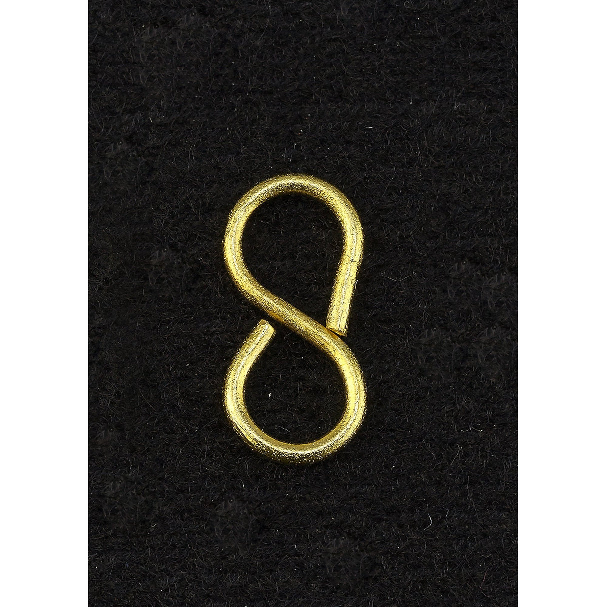 Gold Ellipse Crystal Link 15mm