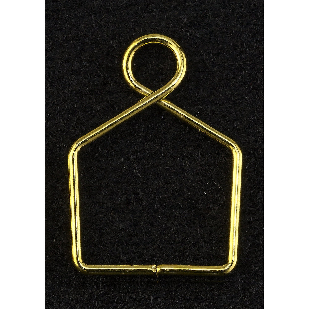 Gleaming Gold Square Claw Link Crystal Component 14x20mm