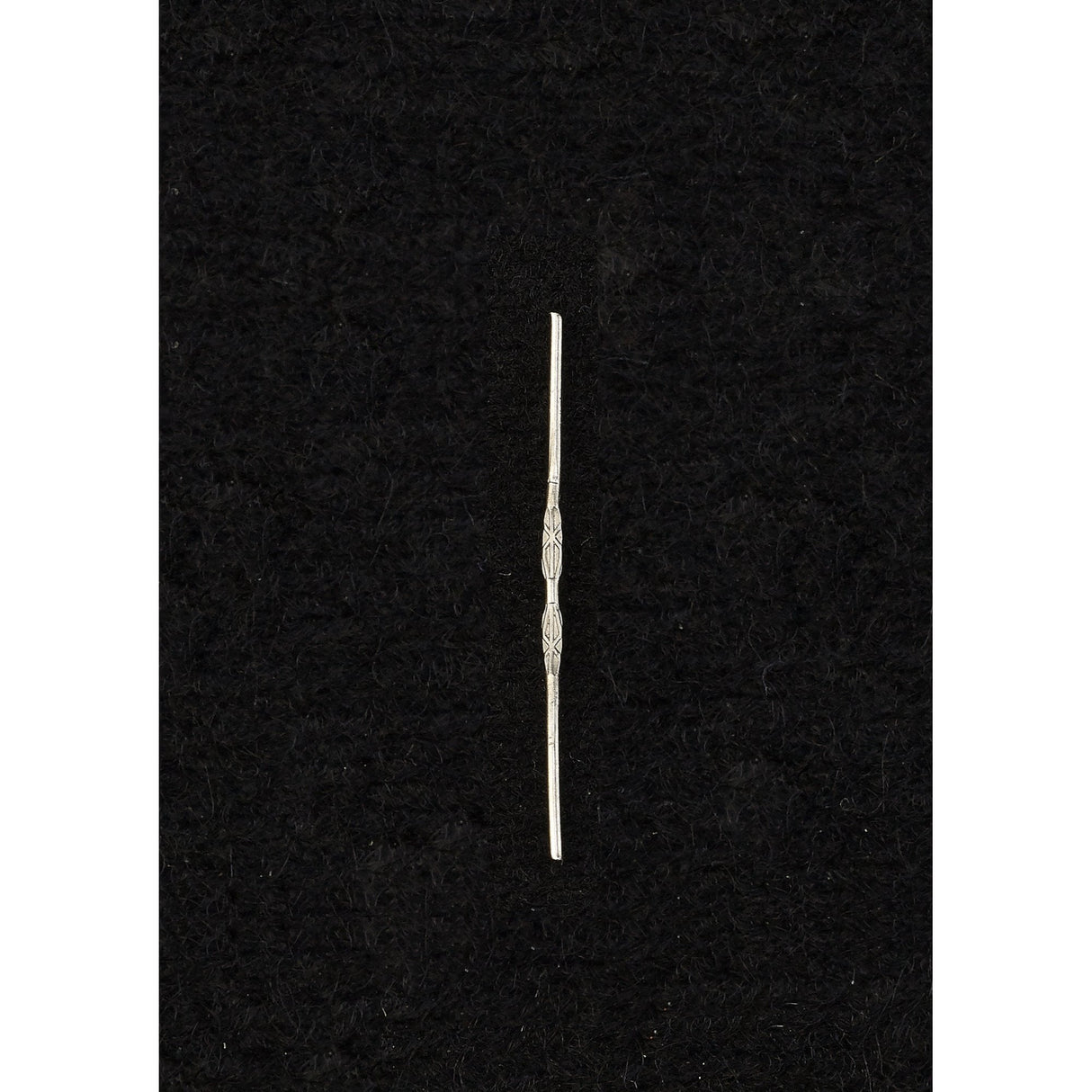 Gleaming Double Star Crystal Connector in Polished Chrome 10x10mm