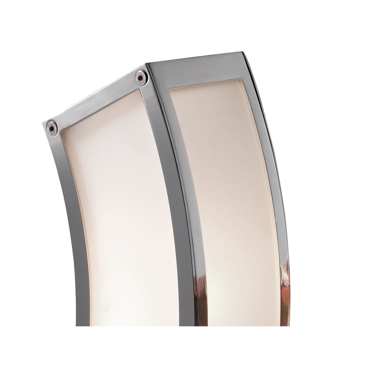 Duna E27 Table Lamp in Polished Chrome and White Acrylic by Santiago Sevillano Sebastia