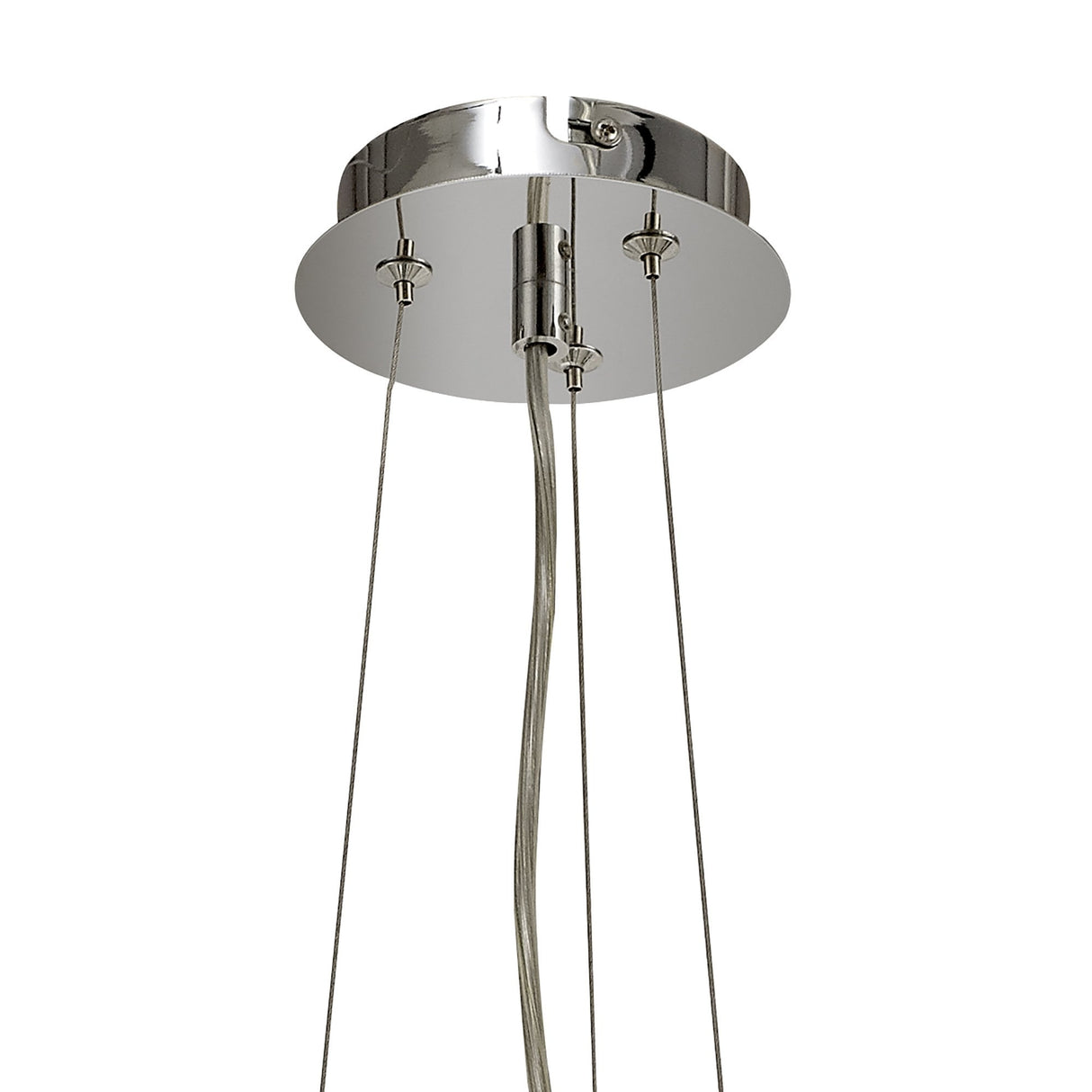 Elegant Torre 5-Light Crystal Pendant in Polished Chrome