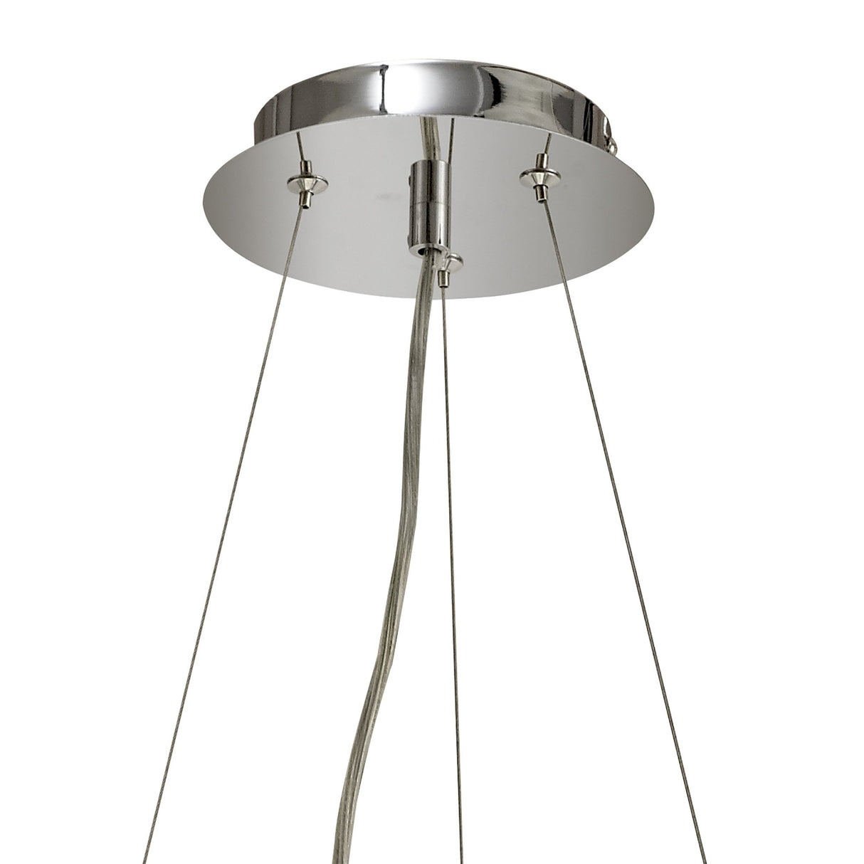 Torre 9-Light Halo Pendant in Polished Chrome and Crystal