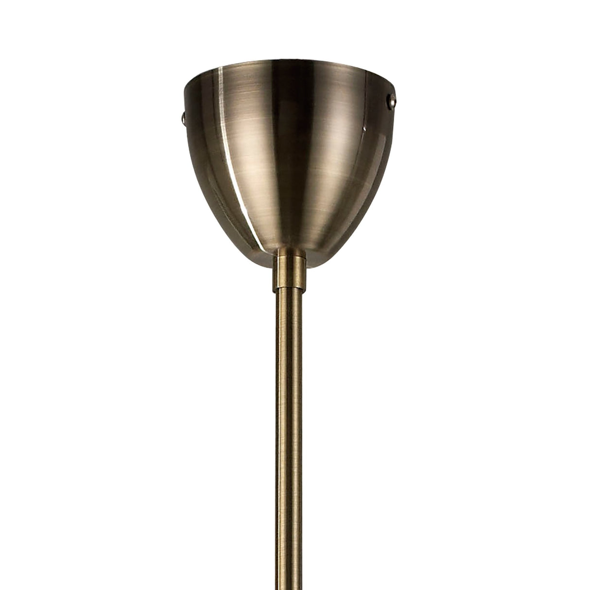 Cortina Adjustable 8-Light Pendant with Antique Brass Finish and Crystal Accents