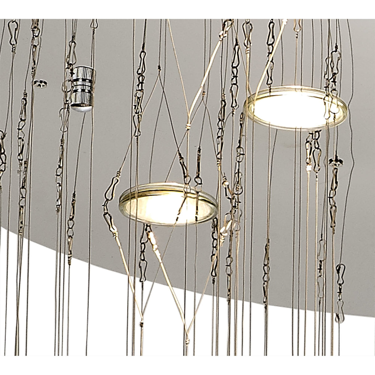 Luminous Elegance: Medium Sphere 8-Light Polished Chrome Crystal Pendant