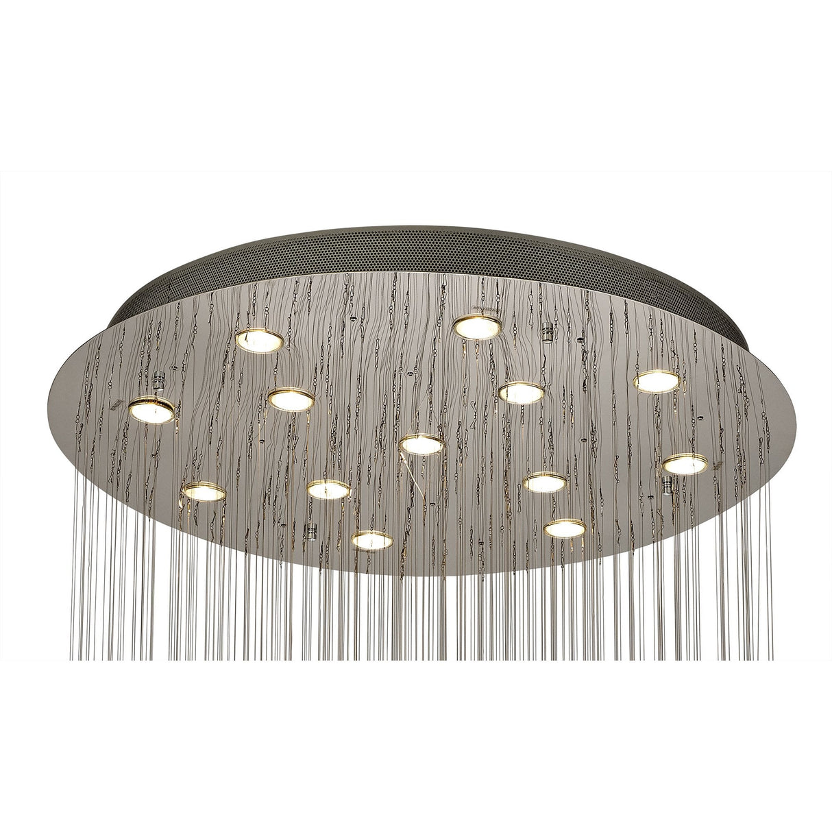 Colorado Large Crystal Sphere Pendant Light - 13 Lights, Polished Chrome