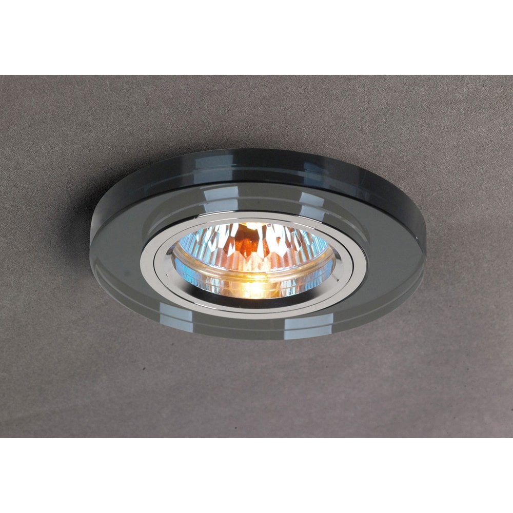 Sleek Black Crystal Downlight Rim - Compatible with IL30800 Fixture