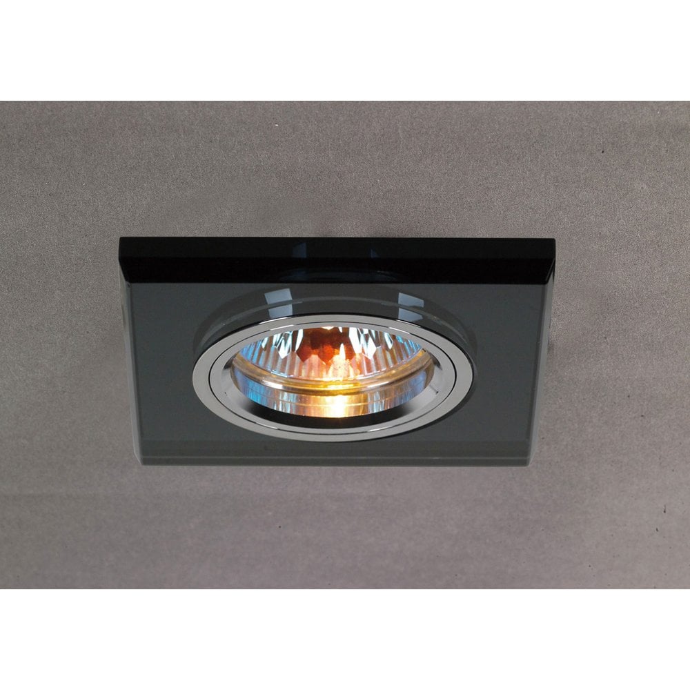 Sleek Black Crystal Downlight Square Rim for IL30800 Completion