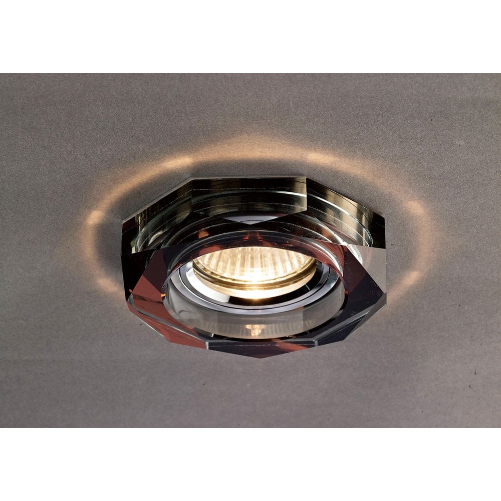 Purple Hexagonal Crystal Downlight Rim - IL30800 Required for Full Assembly