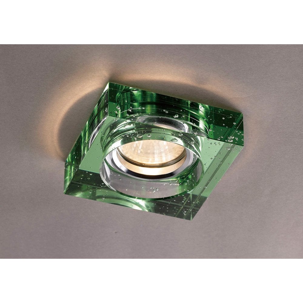 Green Crystal Bubble Downlight Square Rim - IL30800 Essential for Completion