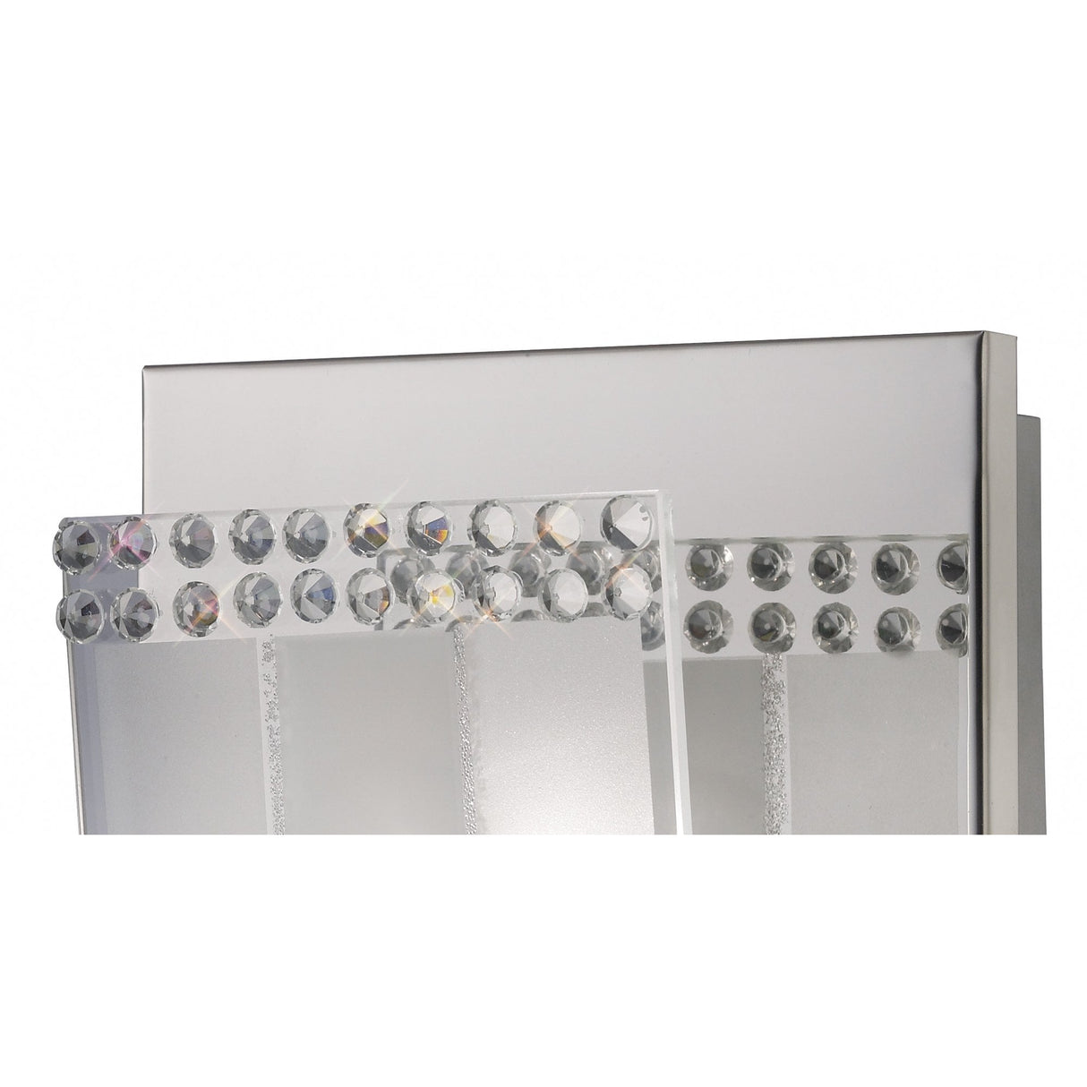 Charis Crystal Elegance Wall Lamp in Polished Chrome and Glass