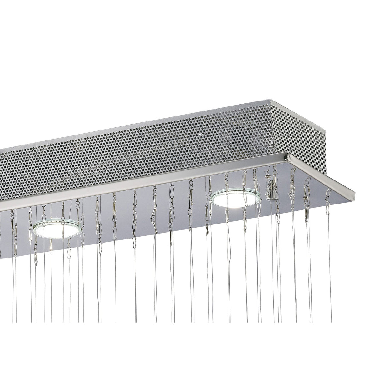 Colorado Pendant Line: 4-Light Crystal Elegance in Polished Chrome