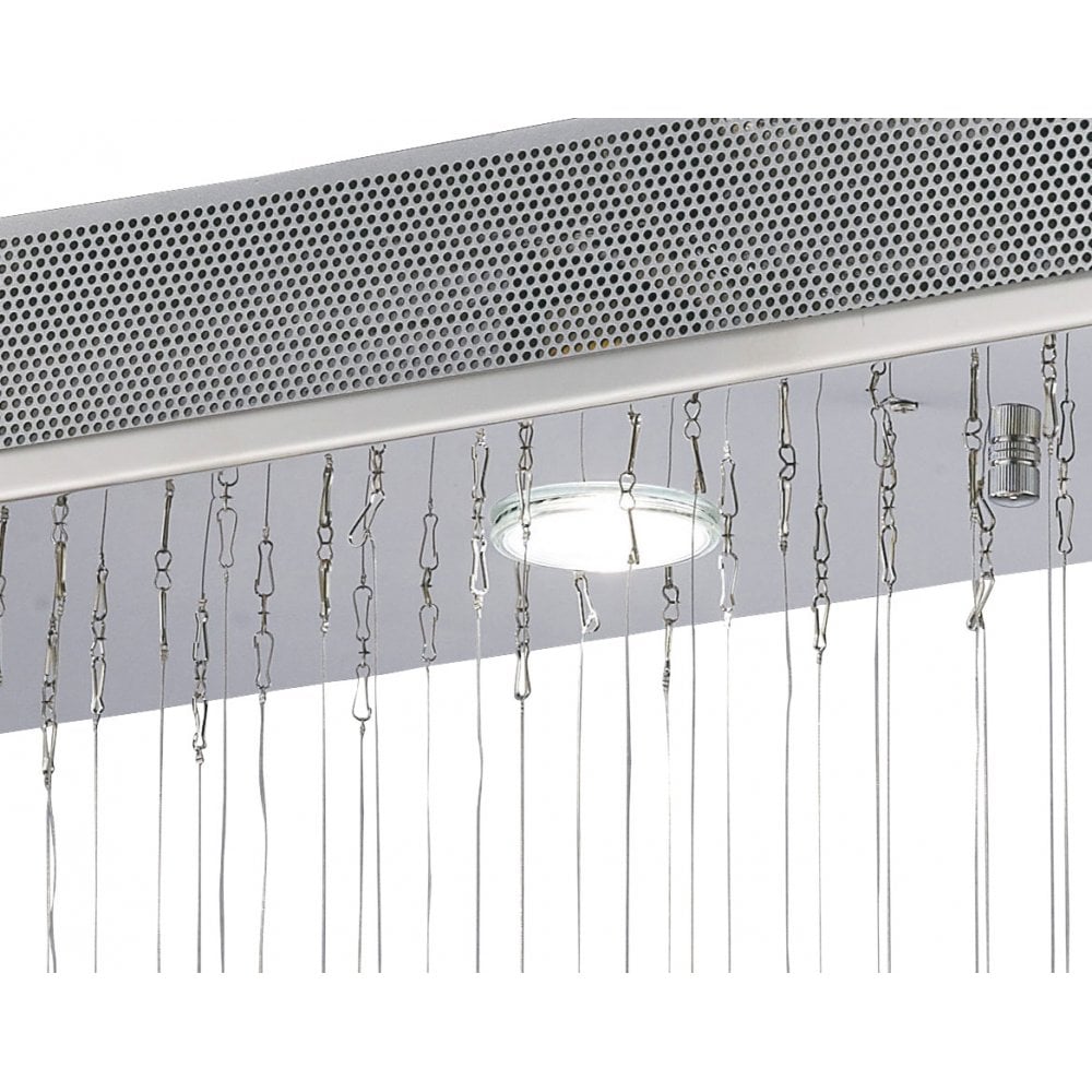 Colorado Pendant Line: 4-Light Crystal Elegance in Polished Chrome