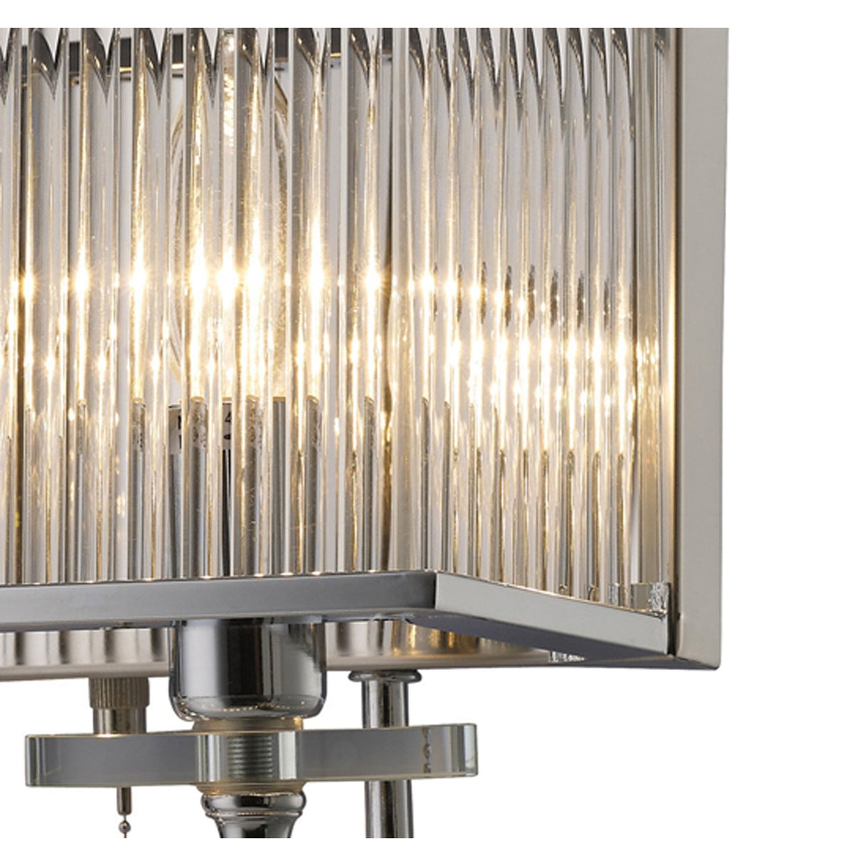 Vanessa Dual Light Crystal Wall Lamp with Polished Chrome Finish