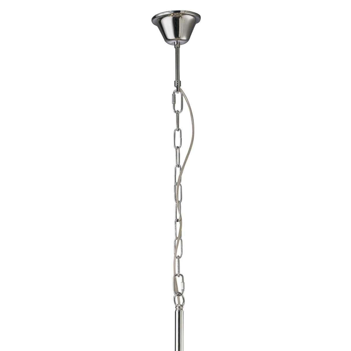 Vanessa 8-Light Square Pendant in Polished Chrome and Crystal