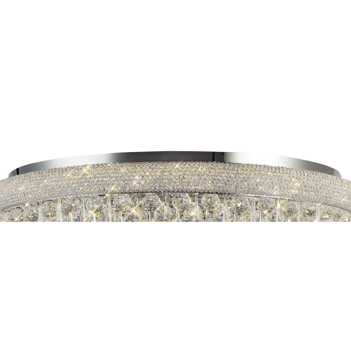 Alexandra Premium Crystal Chandelier with Polished Chrome Finish