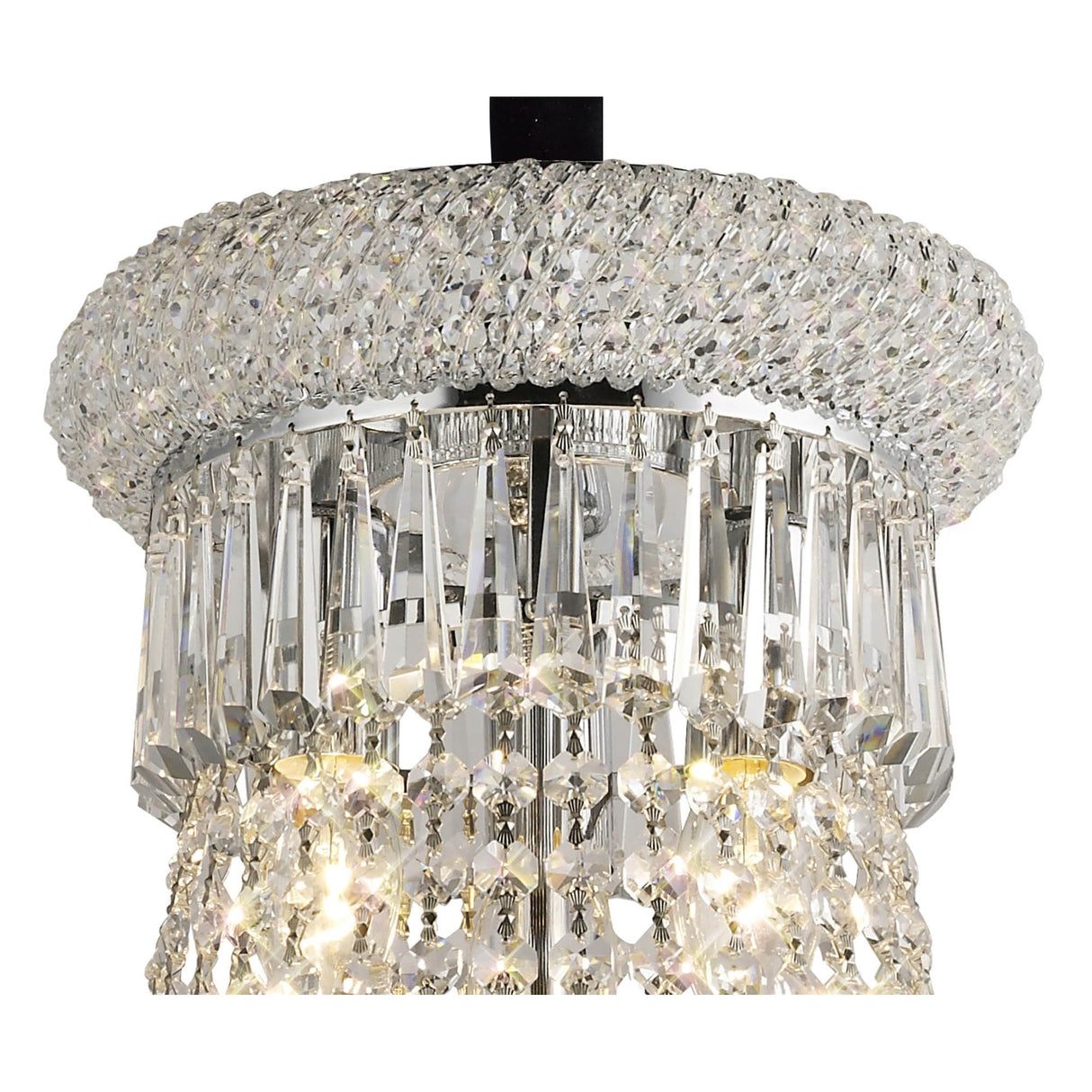 Alexandra 13-Light Crystal Pendant in Polished Chrome