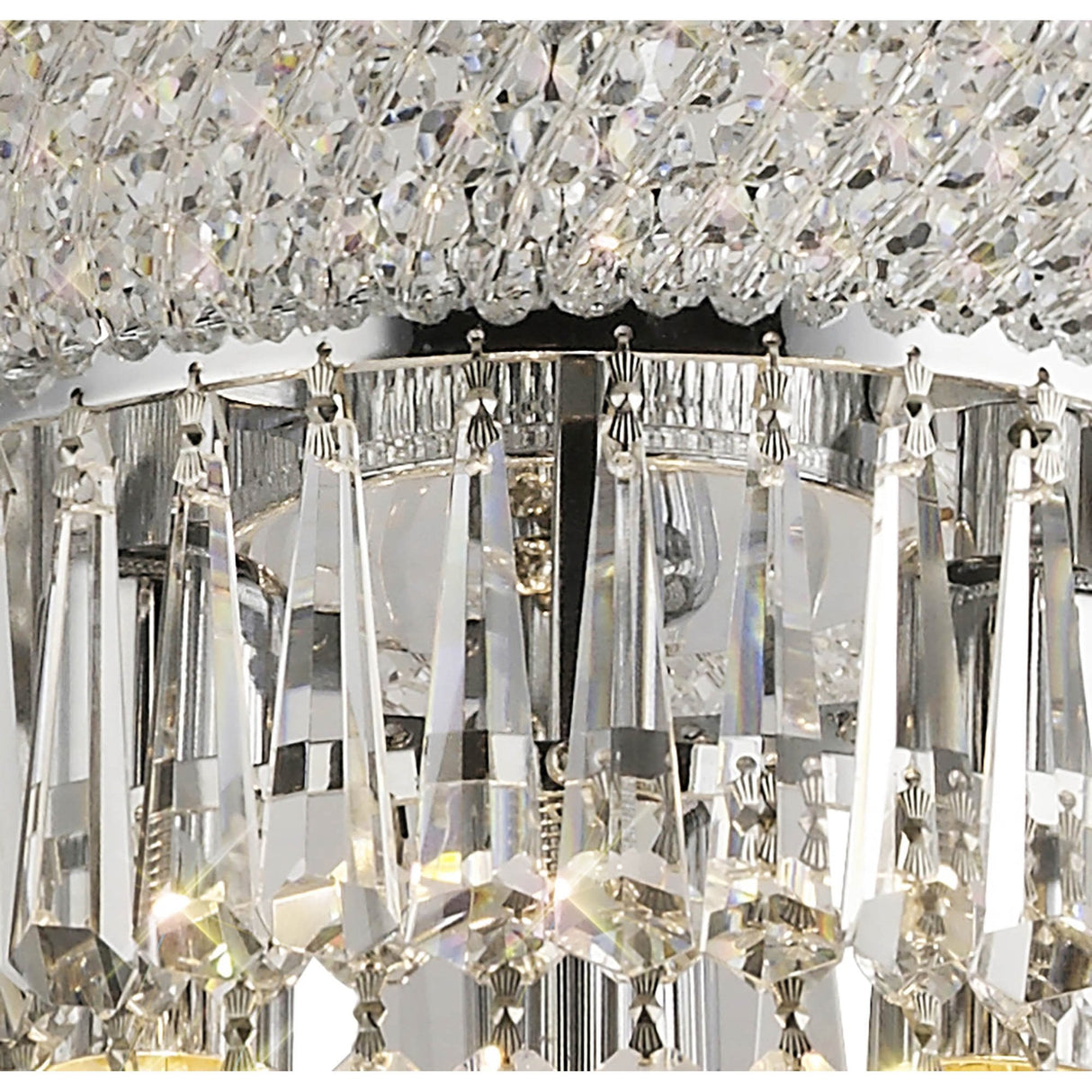 Alexandra 13-Light Crystal Pendant in Polished Chrome