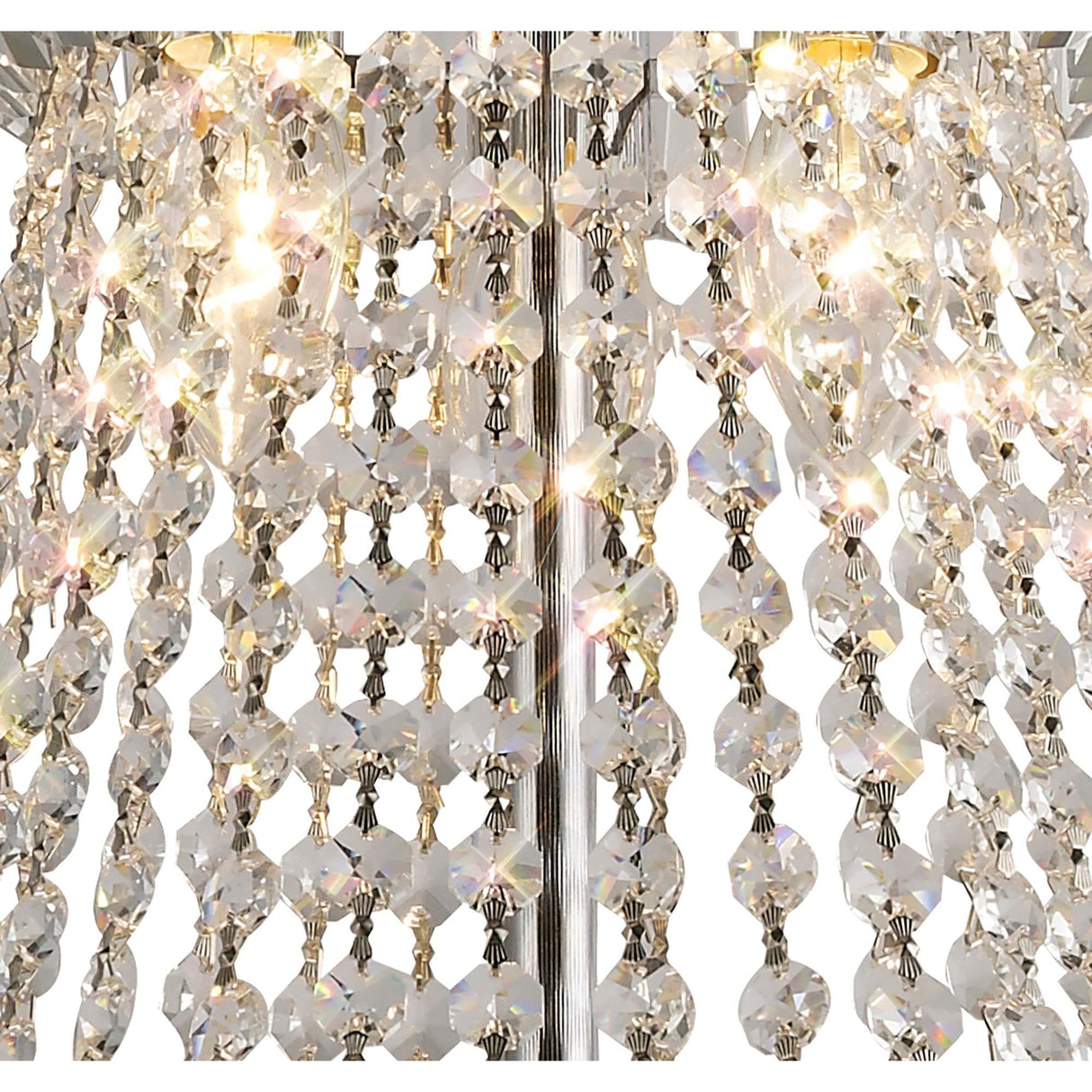 Alexandra 13-Light Crystal Pendant in Polished Chrome