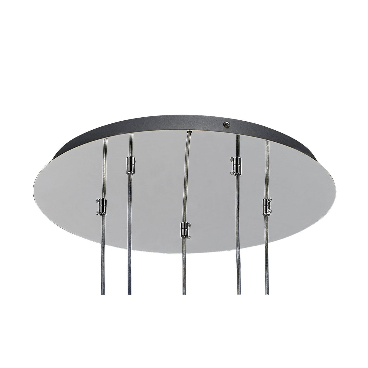 Chelsie 5-Light Round Pendant with Polished Chrome and Clear Glass Design