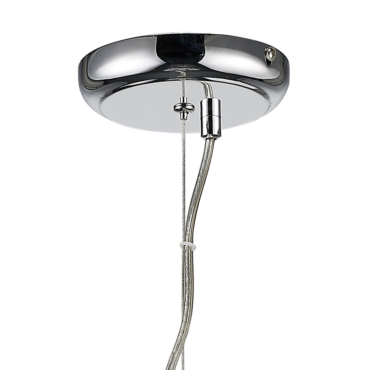 Chelsie Medium Pendant Light: Polished Chrome and Clear Glass Elegance