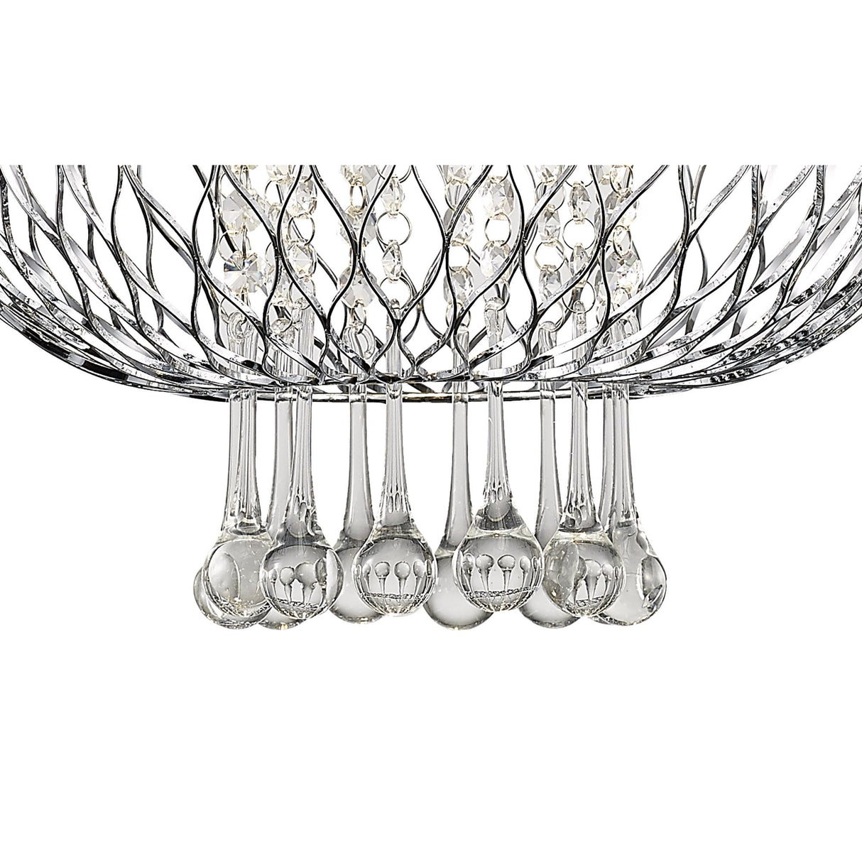 Chelsie Pendant Light - 1 Lamp, Polished Chrome with Clear Glass Shade