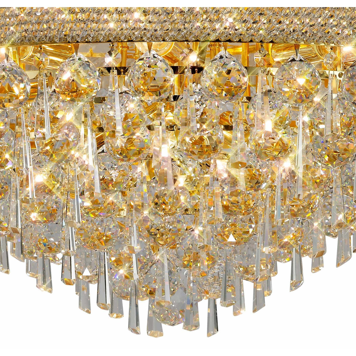 Alexandra 16-Light French Gold Crystal Chandelier