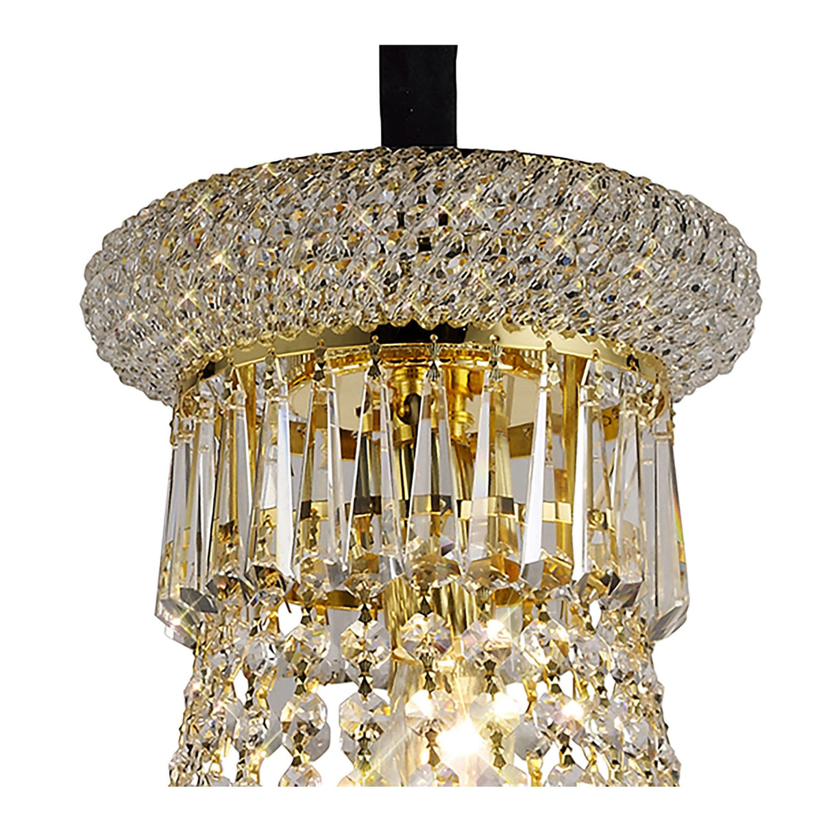 Alexandra 9-Light French Gold Crystal Chandelier