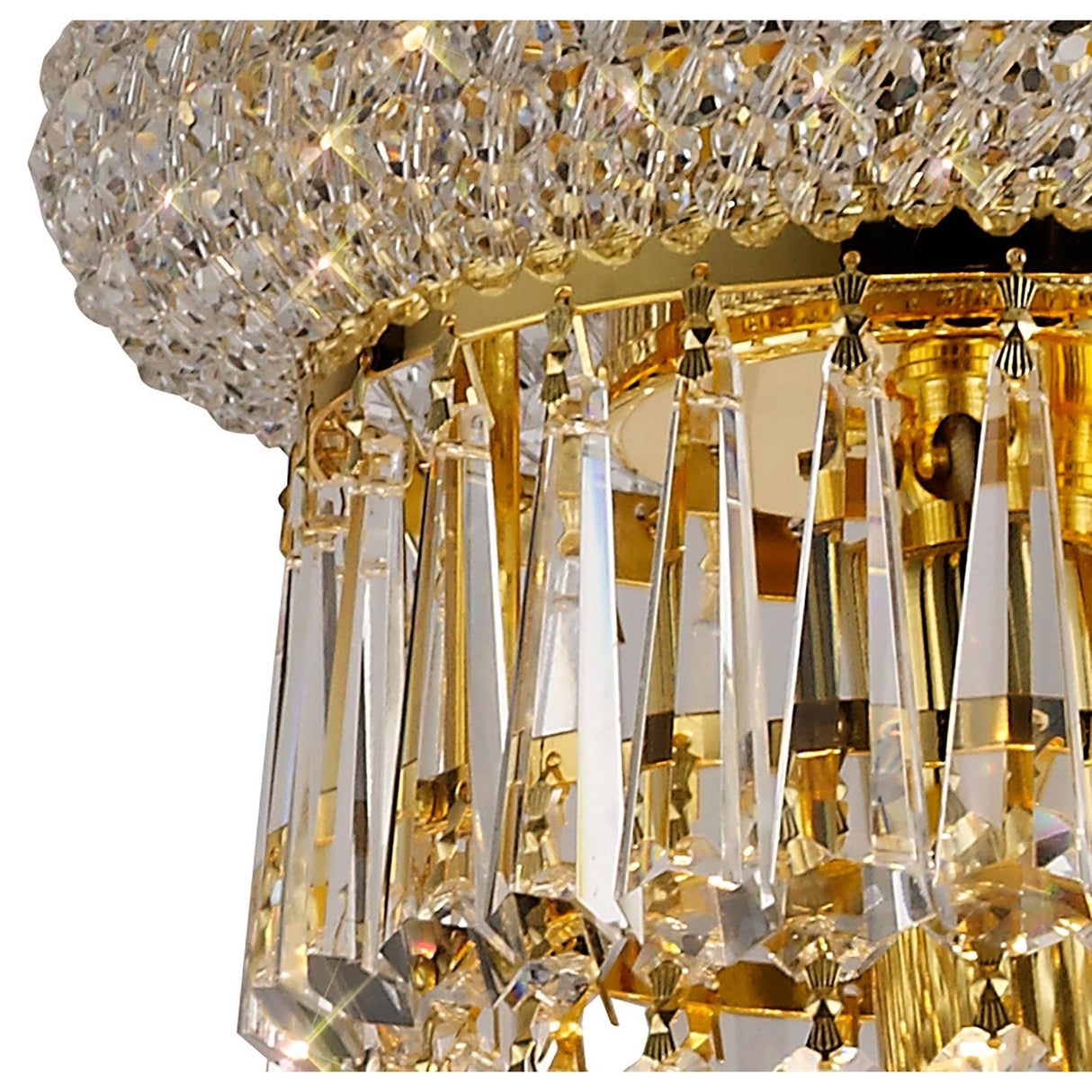 Alexandra 9-Light French Gold Crystal Chandelier