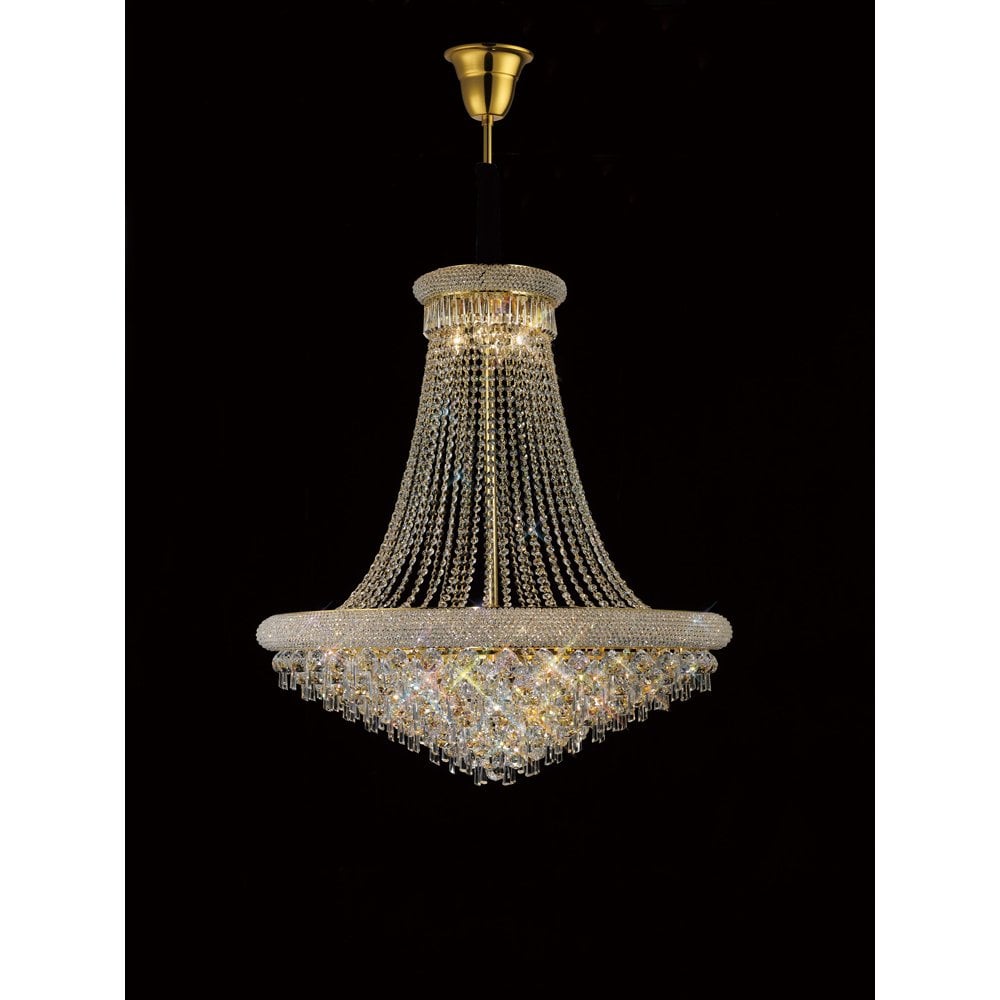Alexandra 18-Light French Gold Crystal Chandelier