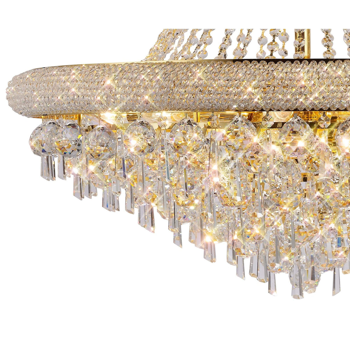 Alexandra 18-Light French Gold Crystal Chandelier