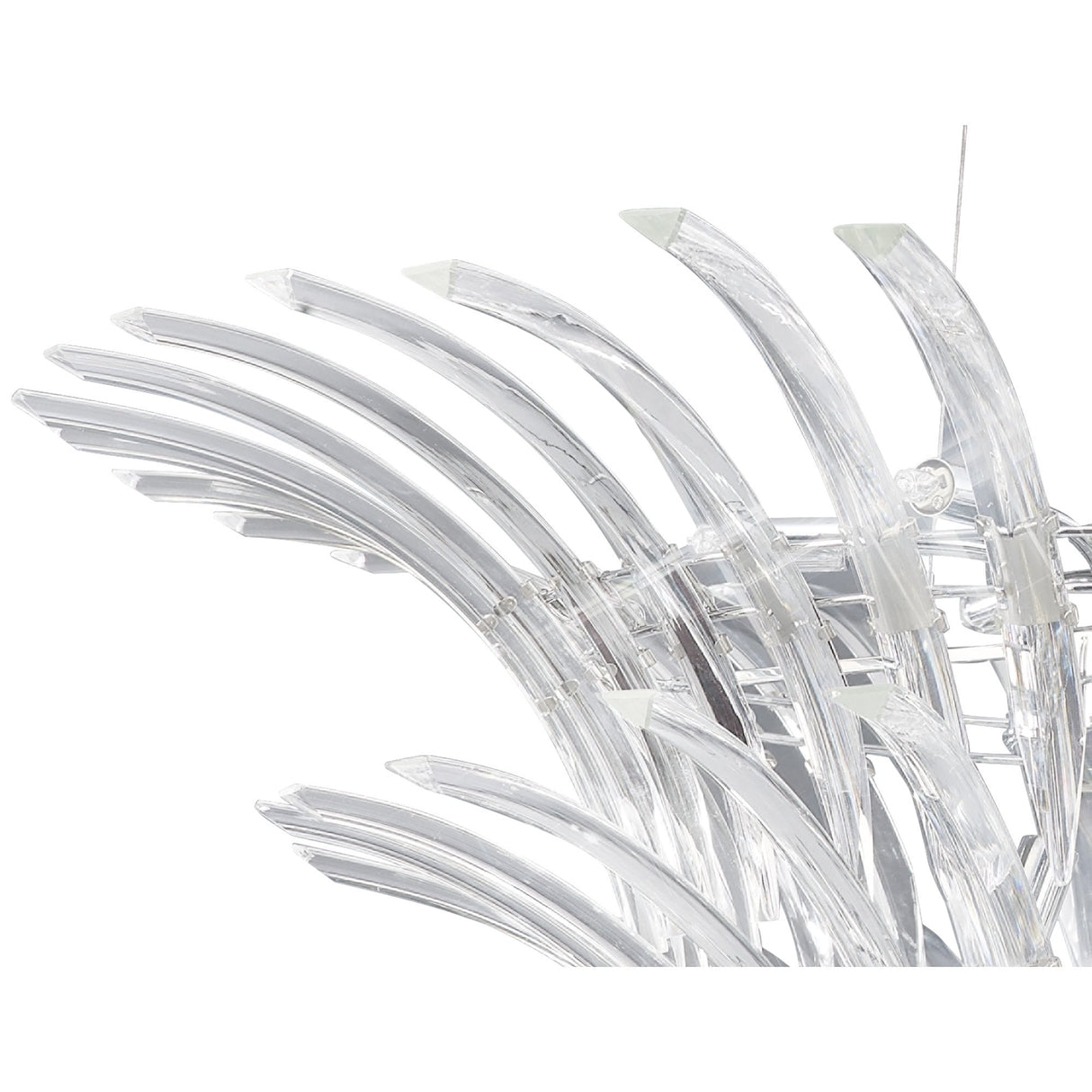 Sinclair 12-Light Crystal Prism Chandelier in Polished Chrome