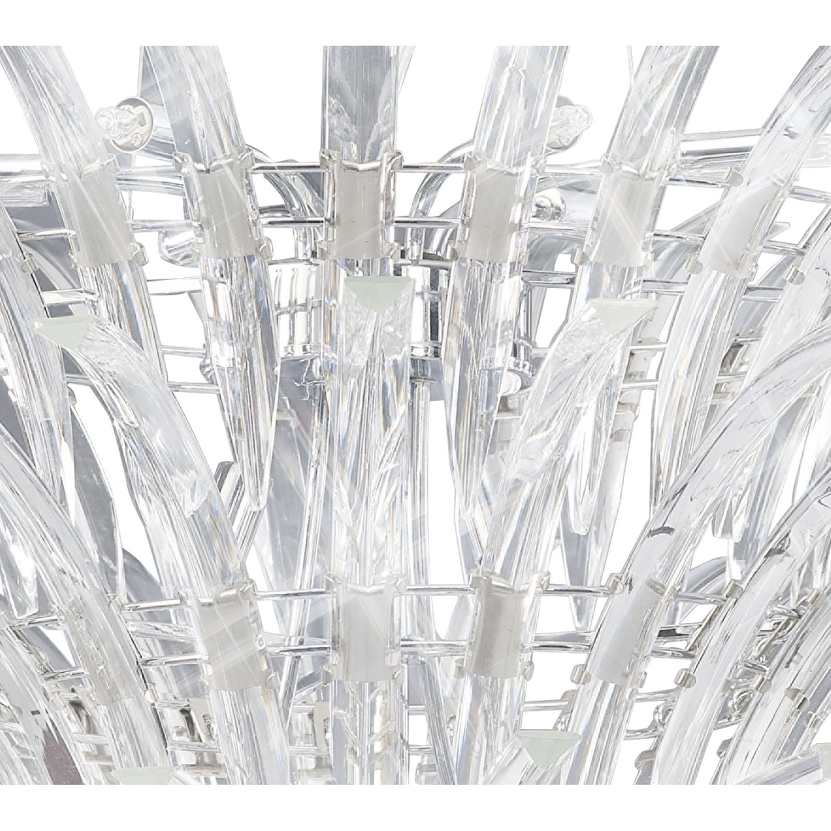 Sinclair 12-Light Crystal Prism Chandelier in Polished Chrome
