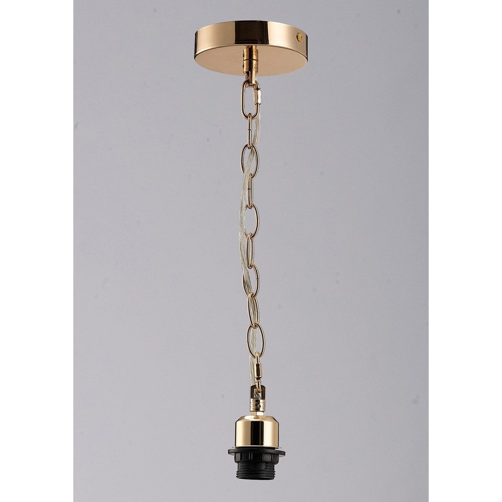 Kudo Elegant Pendant Light Kit in French Gold Finish