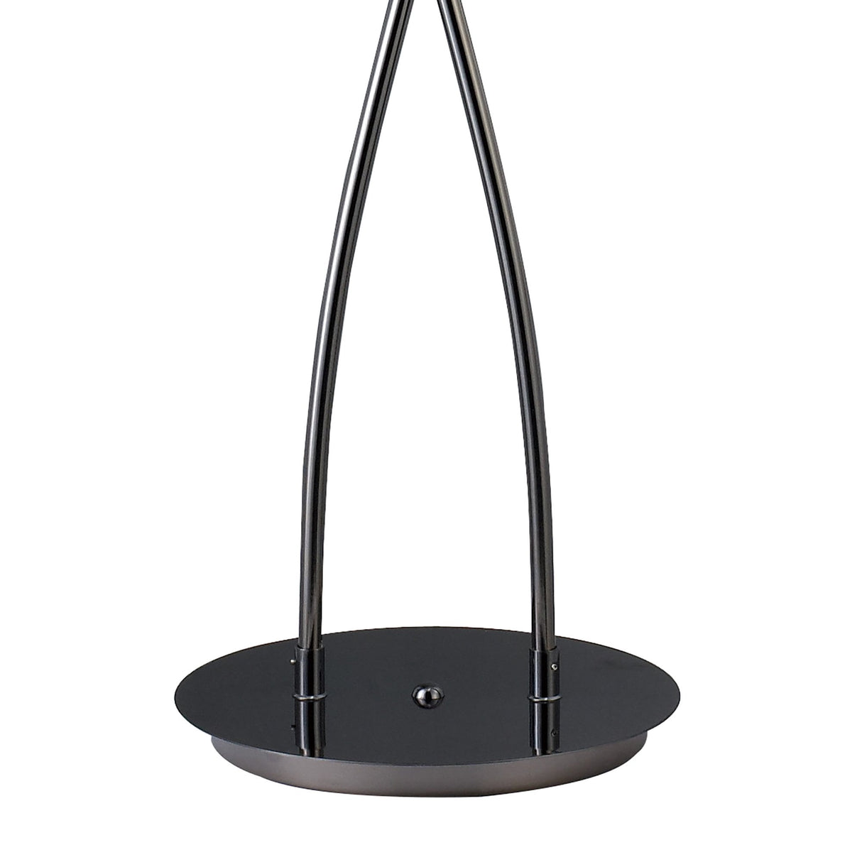 Fragma 4-Light Floor Lamp in Black Chrome Finish