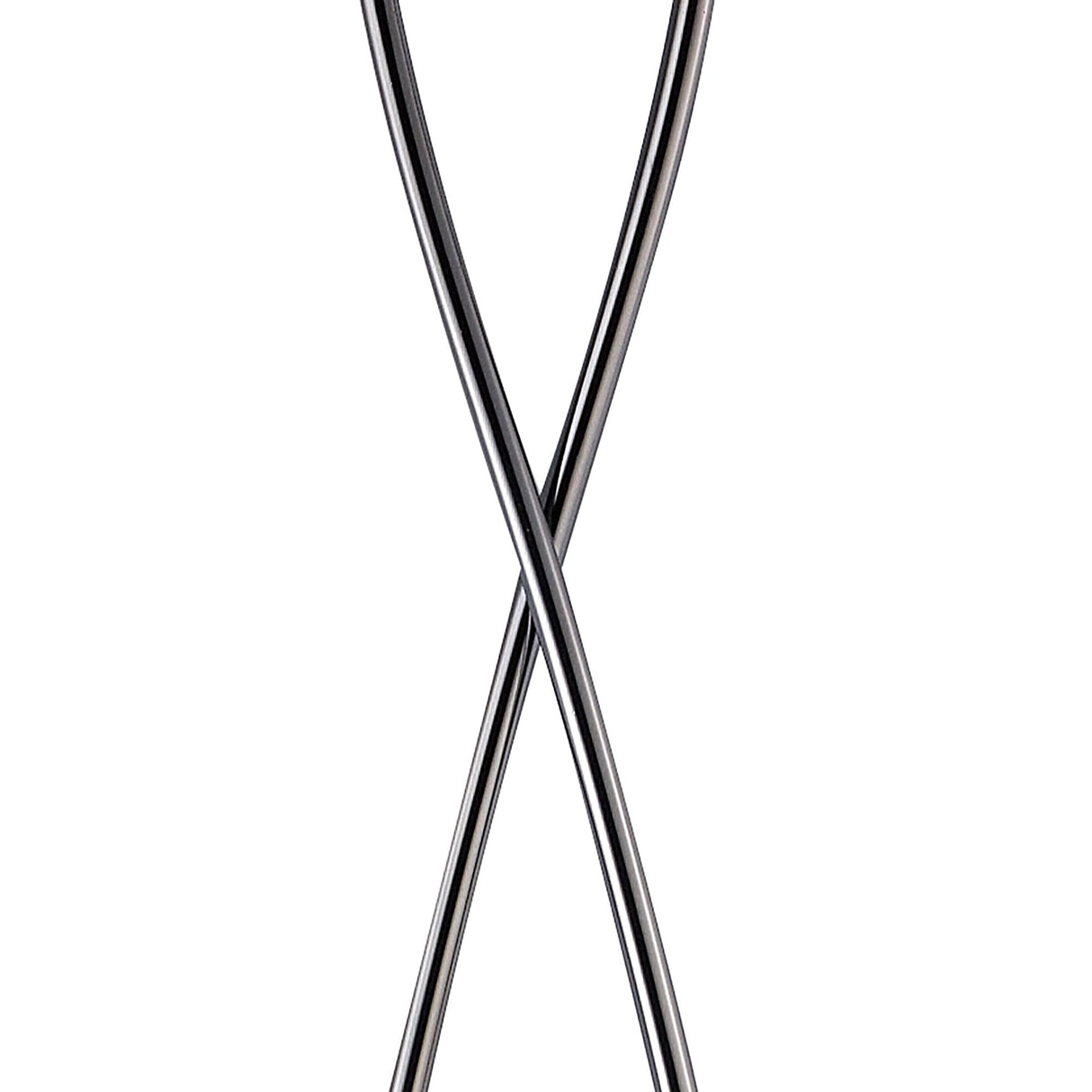 Fragma 4-Light Floor Lamp in Black Chrome Finish