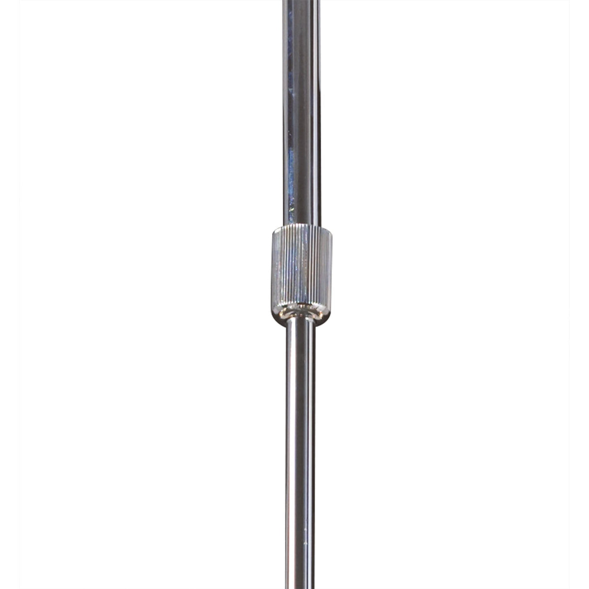 Kromo Telescopic 8-Light Chandelier in Polished Chrome with Clear Crystal Accents