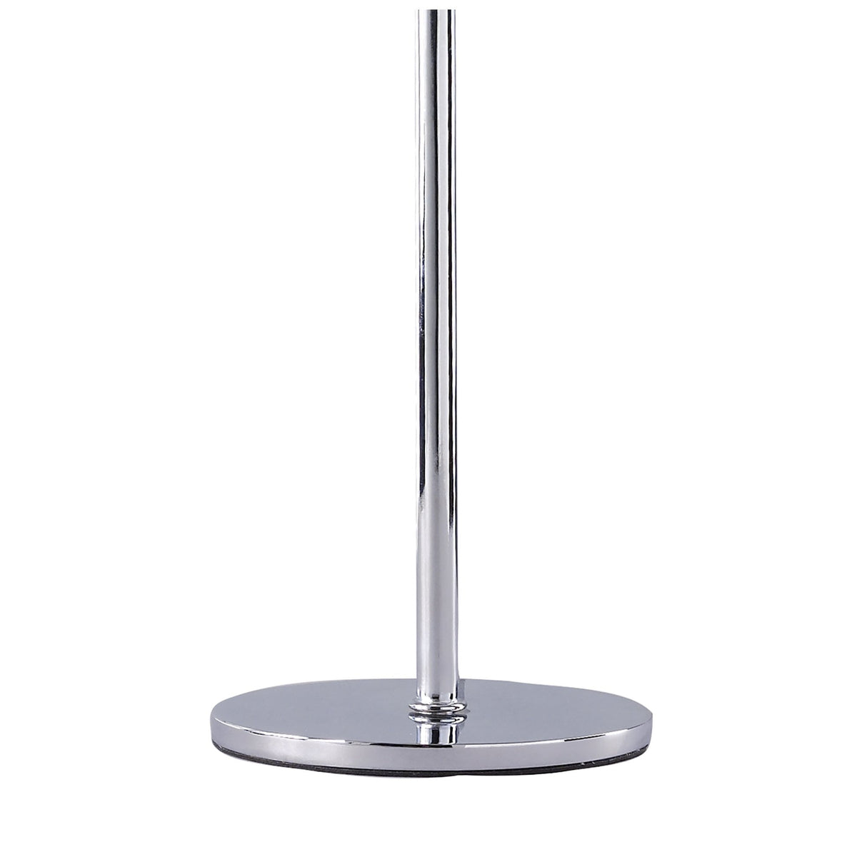 Contemporary Pop Table Lamp with Gloss White and Polished Chrome Finish