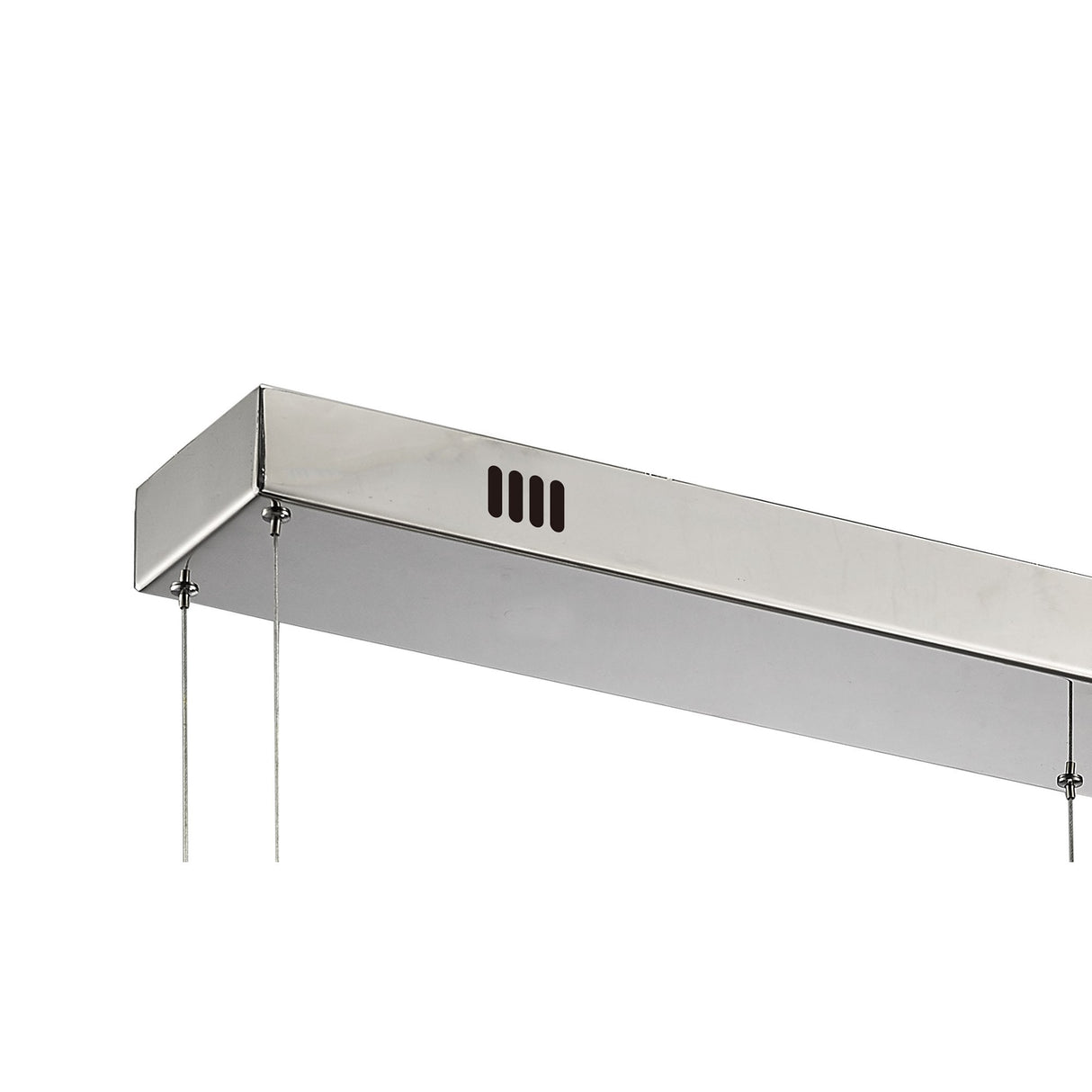 Amelia Pendant 68W LED Chandelier with Remote: Modern Chrome & Crystal Design