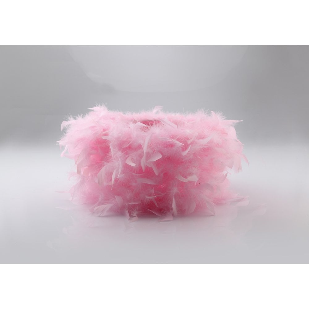 Feather Fantasy Pink Lampshade - 330mm x 200mm