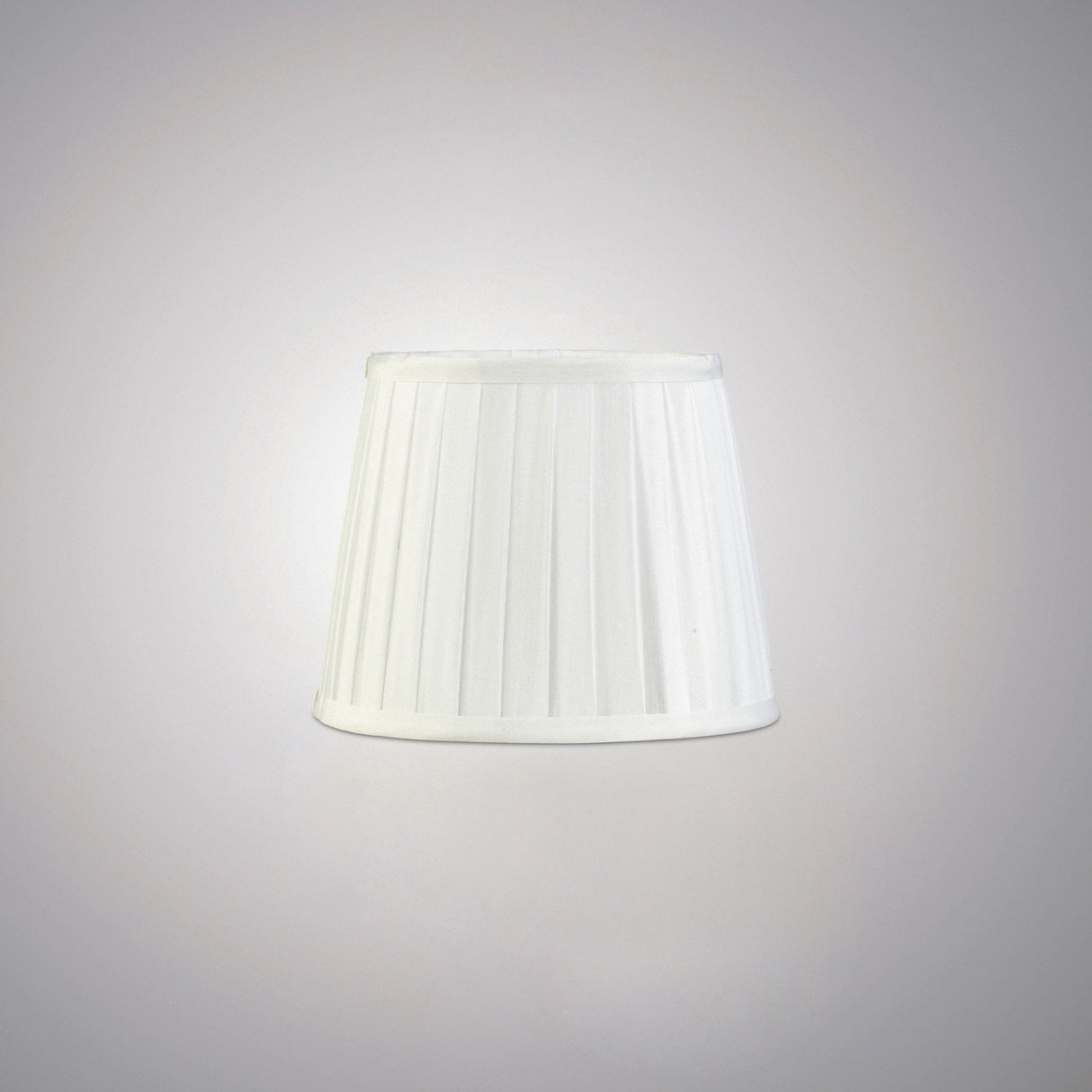 Stella White Pleated Round Shade - 150/200mm x 163mm Lampshade